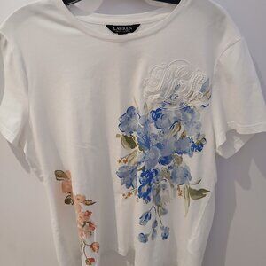 Lauren Ralph Lauren Embroidered Top